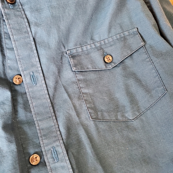 Calvin Klein Cotton Blue button up shirt - Picture 4 of 5